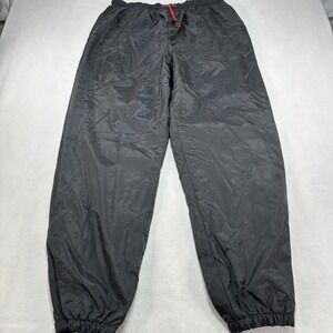 Vintage Marlboro Unlimited Pants Mens XL Black Fleece Lined Ski Snow 90s Nylon